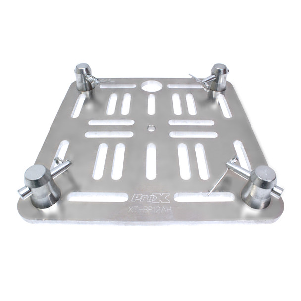 ProX 12" Aluminum 8mm Slotted Holes Truss Top Plate for F34 F32 F31 Conical Square Truss with Twist Locks and Connectors