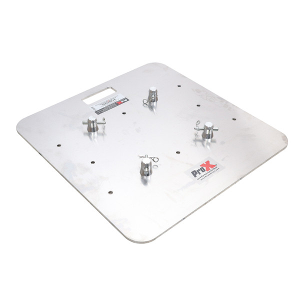 ProX 24" x 24" 8mm Aluminum Base Plate F34 Trussing Includes Conical Connectors