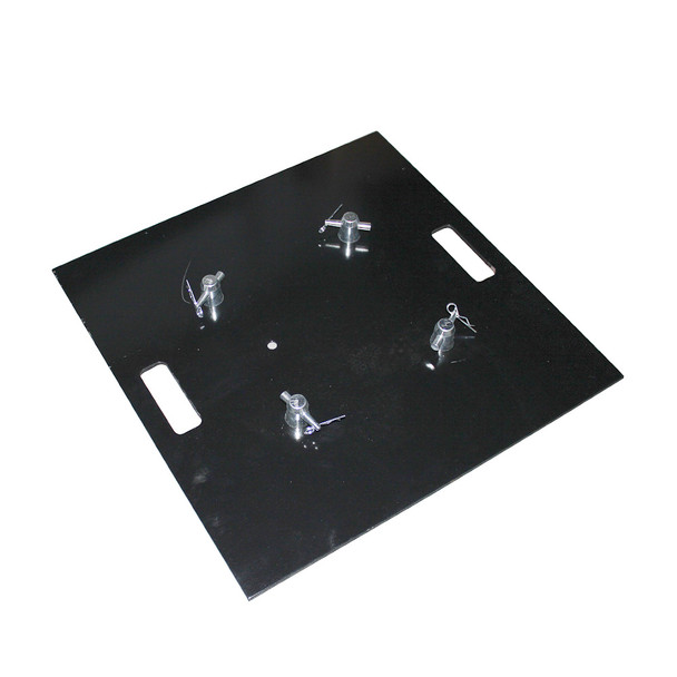 ProX 24" Steel 10mm Truss Base Plate for F34 F32 F31 Conical Square Truss with Connectors Black Finish