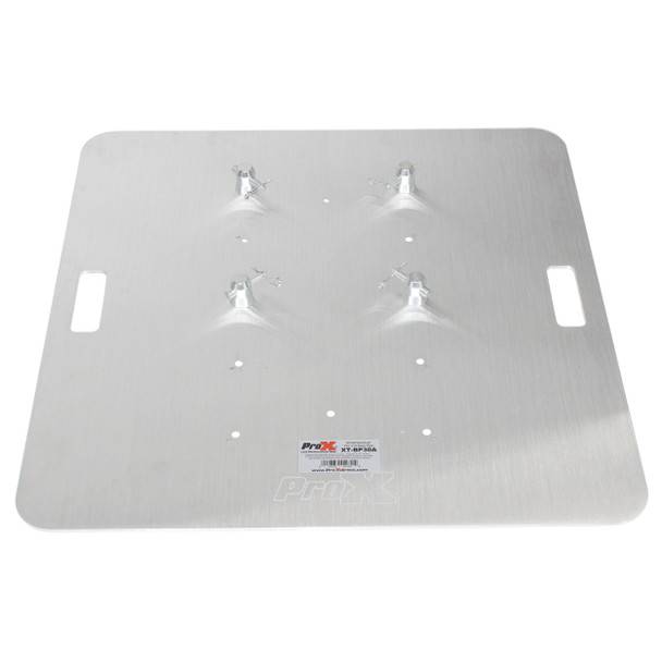 ProX 30" Aluminum 6mm Truss Base Plate for F34 F32 F31 Conical Square Truss with Connectors