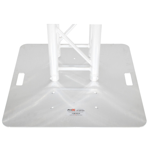 ProX 30" Aluminum 6mm Truss Base Plate for F34 F32 F31 Conical Square Truss with Connectors