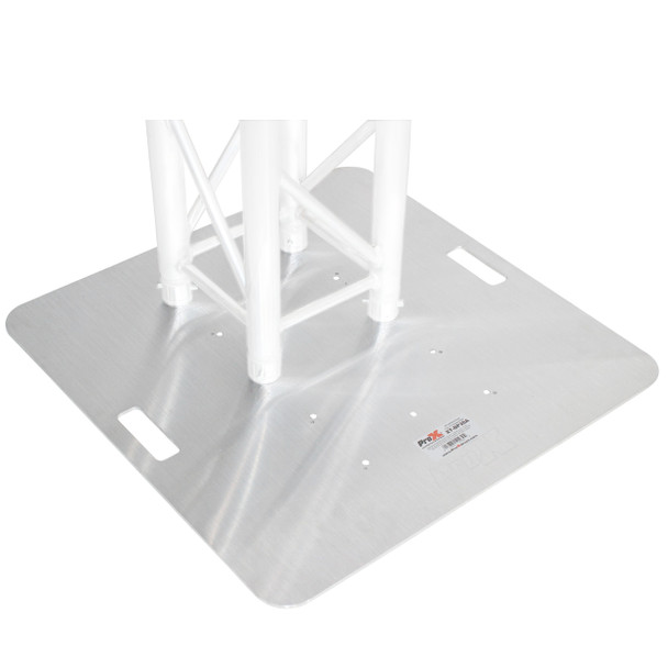 ProX 30" Aluminum 6mm Truss Base Plate for F34 F32 F31 Conical Square Truss with Connectors