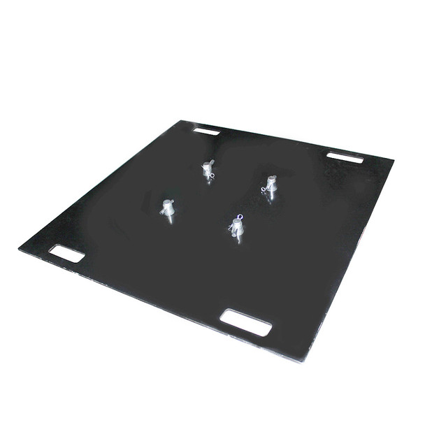 ProX 36'' Steel 10mm Truss Base Plate for F34 F32 F31 Conical Square Truss with Connectors - Black Finish