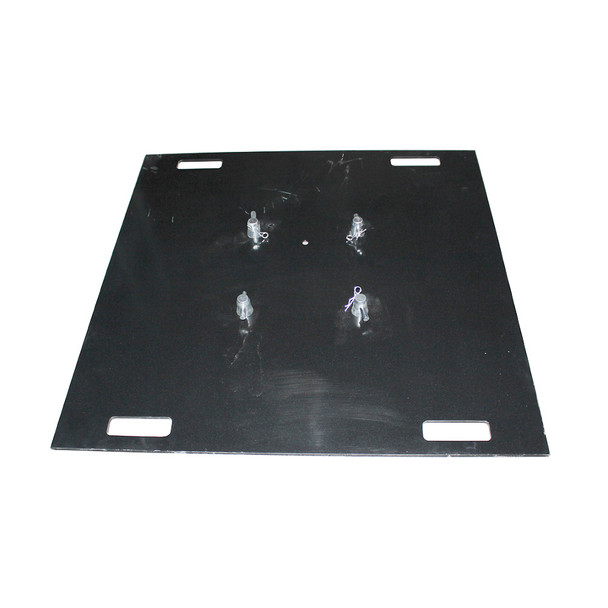 ProX 36'' Steel 10mm Truss Base Plate for F34 F32 F31 Conical Square Truss with Connectors - Black Finish