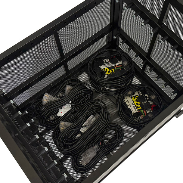 ProX Dolly Cart for Base Plates, Truss, Stage Legs, Cables, and Accessories Holds 8x 30 inch or 10x 24 inch Base Plates