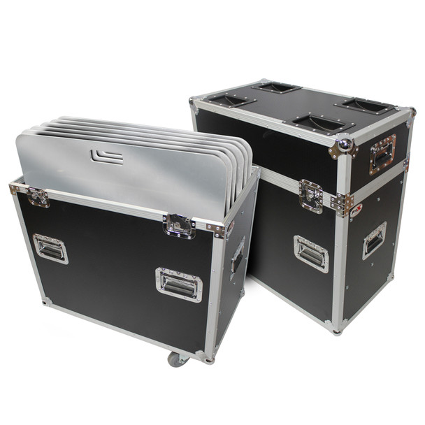 ProX 6-pack of 24" in. Aluminum 6mm Truss Base Plates for F34 Conical and ATA Style Flight Case