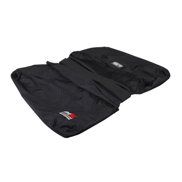 ProX 55 lbs Capacity Black Double Zipper Saddlebag Sandbag - Empty Bag