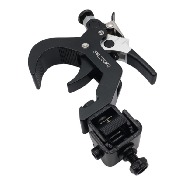 ProX 4 Quick 90 º Folding XPress Trigger Truss Clamp Clamp Moving Head Adapters with Quick Press Trigger Truss 2 in. Black Finish