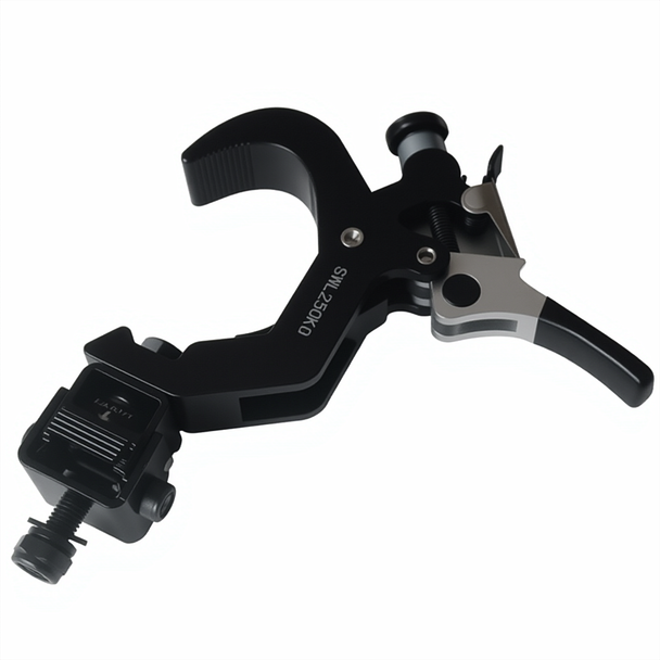 ProX 4 Quick 90 º Folding XPress Trigger Truss Clamp Clamp Moving Head Adapters with Quick Press Trigger Truss 2 in. Black Finish