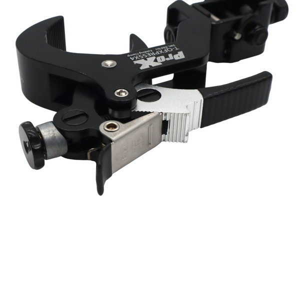 ProX 4 Quick 90 º Folding XPress Trigger Truss Clamp Clamp Moving Head Adapters with Quick Press Trigger Truss 2 in. Black Finish