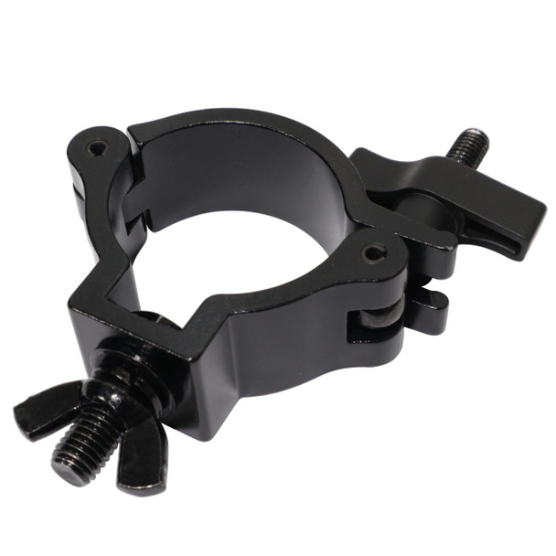 ProX Aluminum Slim M10 O-Clamp with Big Wing Knob for 2" Truss Tube Capacity 165 lbs. Black Finish