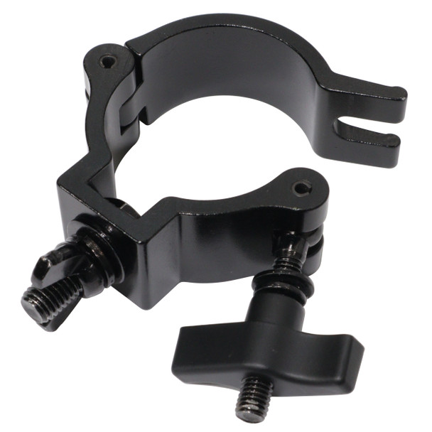 ProX Aluminum Slim M10 O-Clamp with Big Wing Knob for 2" Truss Tube Capacity 165 lbs. Black Finish