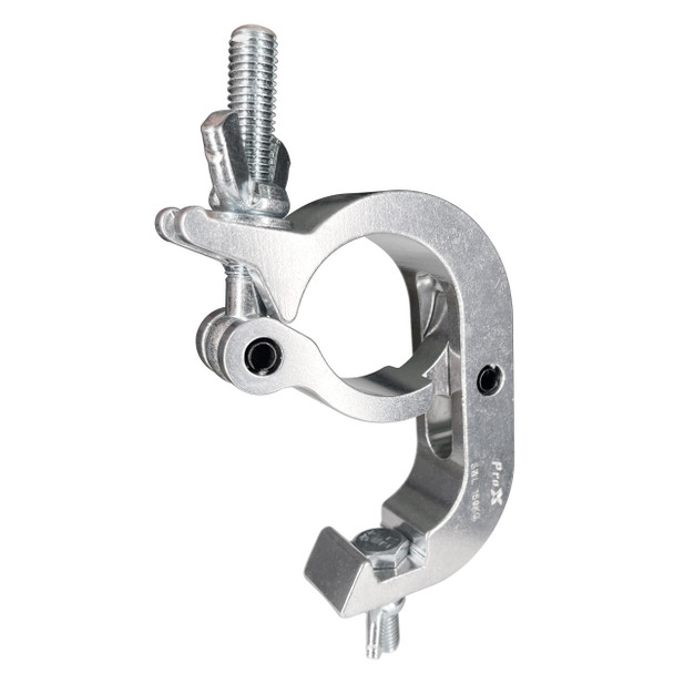 ProX Aluminum Pro Slim Hook Style Clamp for 2" Truss Tube Capacity 330 Lbs.