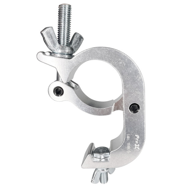 ProX Aluminum Pro Slim Hook Style Clamp for 2" Truss Tube Capacity 330 Lbs.