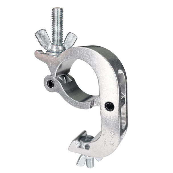 ProX Aluminum Pro Slim Hook Style Clamp for 2" Truss Tube Capacity 330 Lbs.