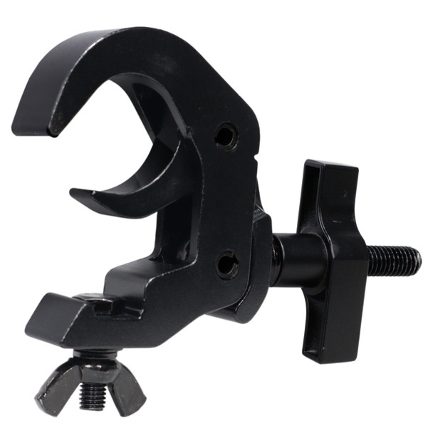 ProX Set of 4 Aluminum Self-Locking M10 Clamp with Big Wing Knob for 2" Truss Tube Capacity 330 lbs. Black Finish