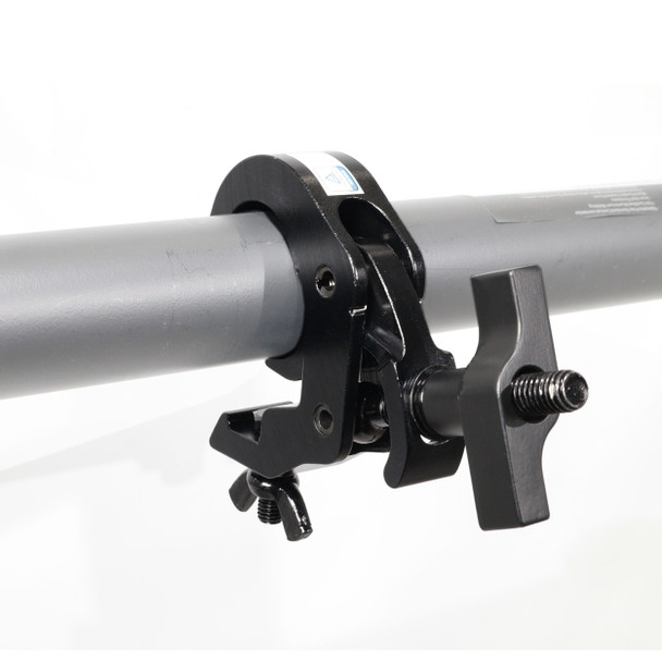 ProX Set of 4 Aluminum Self-Locking M10 Clamp with Big Wing Knob for 2" Truss Tube Capacity 330 lbs. Black Finish