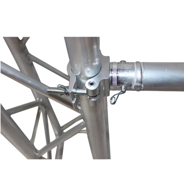 ProX Aluminum Pro M10 Clamp with Half-Conical Connector for 2" Truss Tube Capacity 1102 lbs.