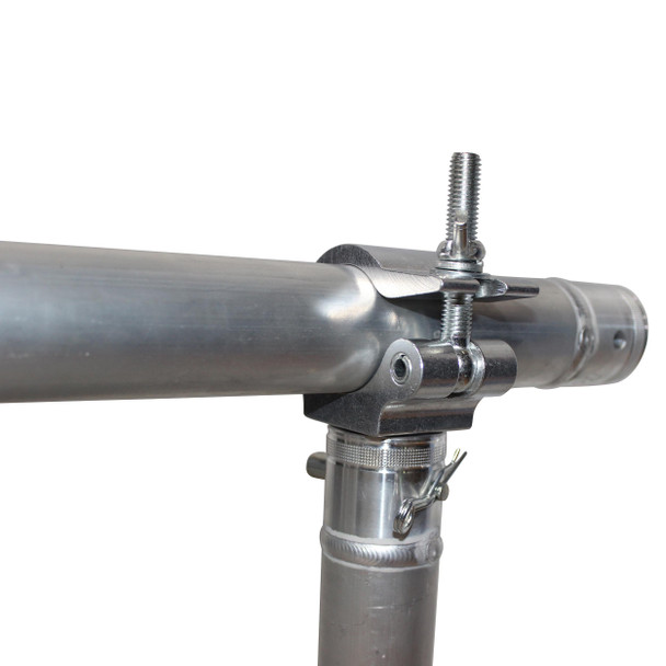 ProX Aluminum Pro M10 Clamp with Half-Conical Connector for 2" Truss Tube Capacity 1102 lbs.