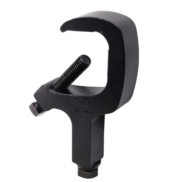 ProX Aluminum C-Clamp for 1.5 to 2" Truss Tube Capacity 330 lbs. Black Finish