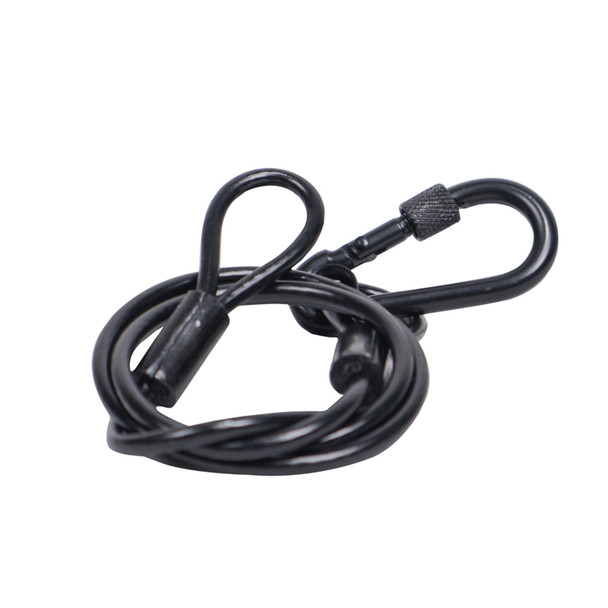 ProX 30" Black Safety Cable Galvanised steel wire with PVC Jacket for Truss Stage Lighting