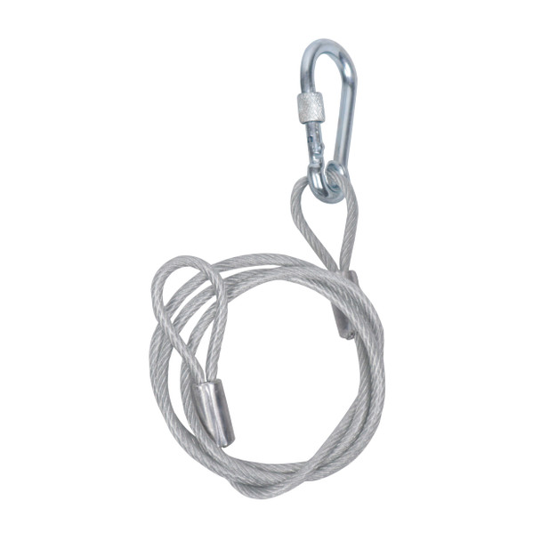 ProX 3 Ft. Safety Cable Galvanised steel wire with Silver PVC for Truss Stage Lighting
