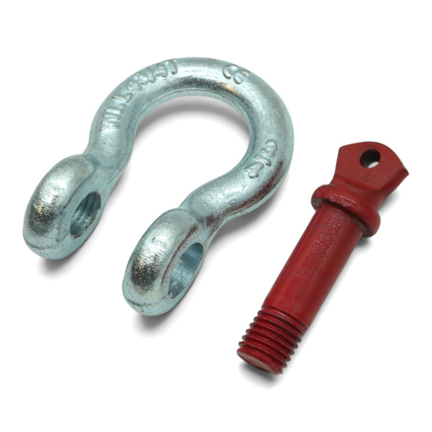 ProX 4 3/4 Ton 3/4" 0.75" Galvanized Screw Pin Anchor U Shackle