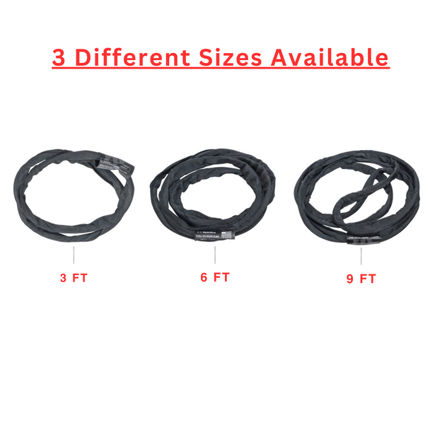 ProX 6 Ft. SpanSet slings truss rigging SteelTex „¢ Round Stage with aircraft steel cable inside - Made in USA