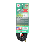 ProX XC-CMR15 Professional Mini TRS to RCA Y-Cable Featuring Oxygen Free Copper Conductors, Flexible PVC Jacket, and Noise-Free Signal Transfer