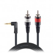 ProX XCP-CMR03 Premium 3ft 3.5mm Mini TRS to Dual RCA Male Y-Cable for Smartphones, Tablets, Laptops, Mixers, DJ Controllers, and Audio Systems