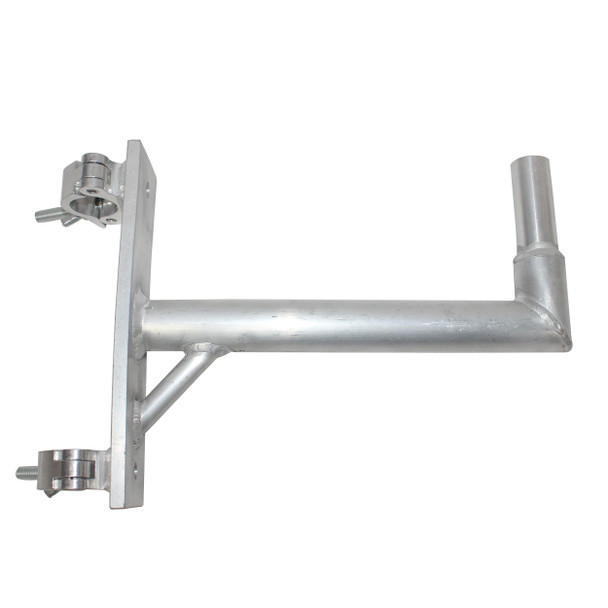 ProX 14" Speaker Mounting Pole Extension with Dual 2" Truss Clamps for F31 F32 F34 Truss " 220 lbs Load Capacity