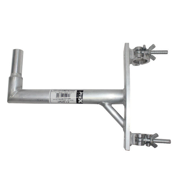 ProX 14" Speaker Mounting Pole Extension with Dual 2" Truss Clamps for F31 F32 F34 Truss " 220 lbs Load Capacity