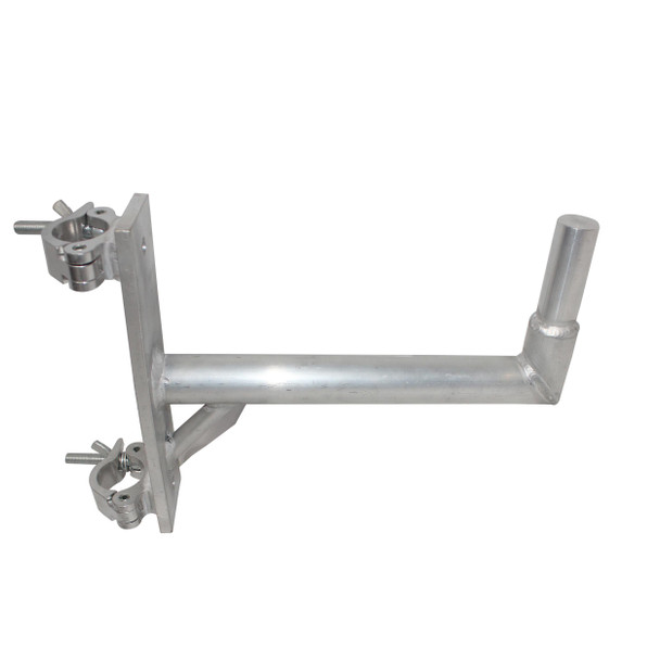 ProX 14" Speaker Mounting Pole Extension with Dual 2" Truss Clamps for F31 F32 F34 Truss " 220 lbs Load Capacity