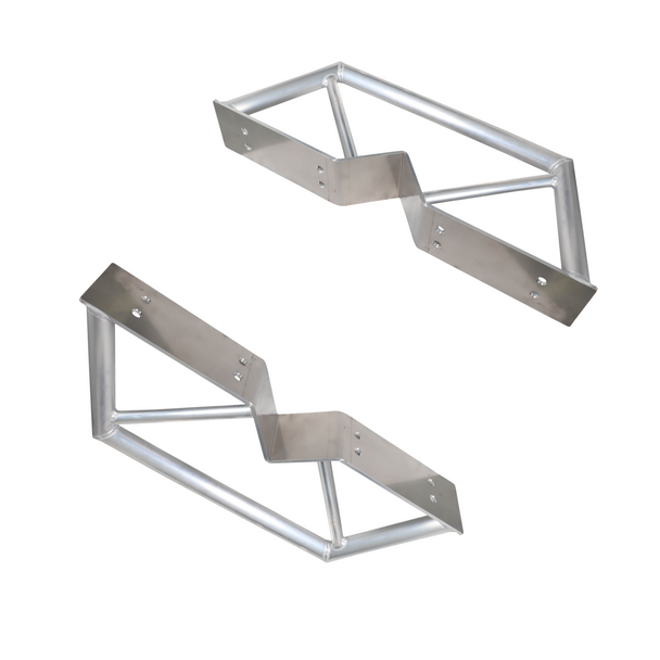 ProX Pair of 8" Center Street Light or Tent Pole Dual Hanging Mount Kit Truss Arm Extension Hexagon Shape 2" OD