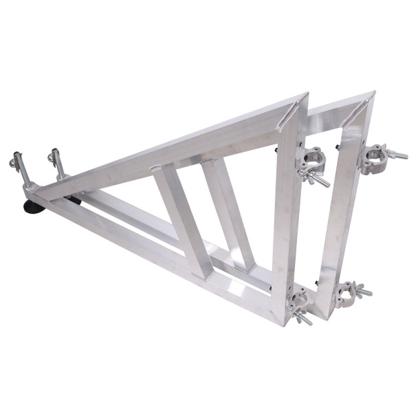 ProX Pair of Vertical truss towers outrigger Leg Stabilizers with 2 clamps for F34 and 12" Bolted Truss 2" Pipe Diameter