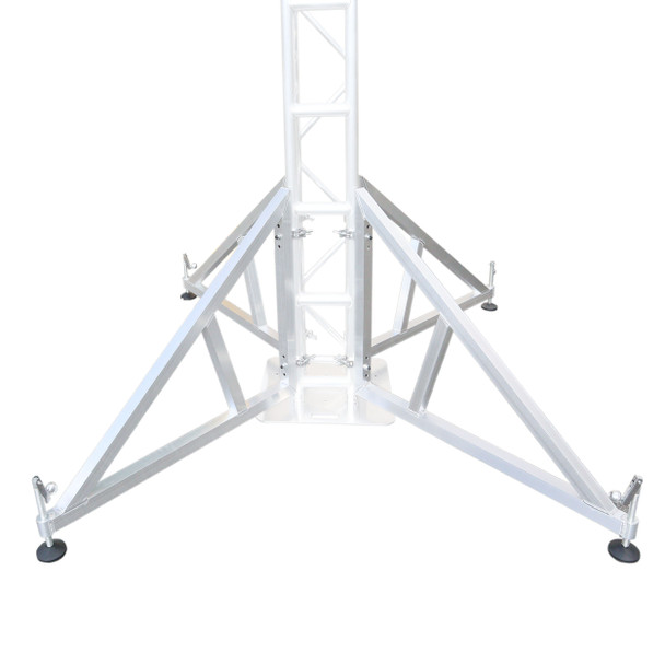 ProX Pair of Vertical truss towers outrigger Leg Stabilizers with 2 clamps for F34 and 12" Bolted Truss 2" Pipe Diameter