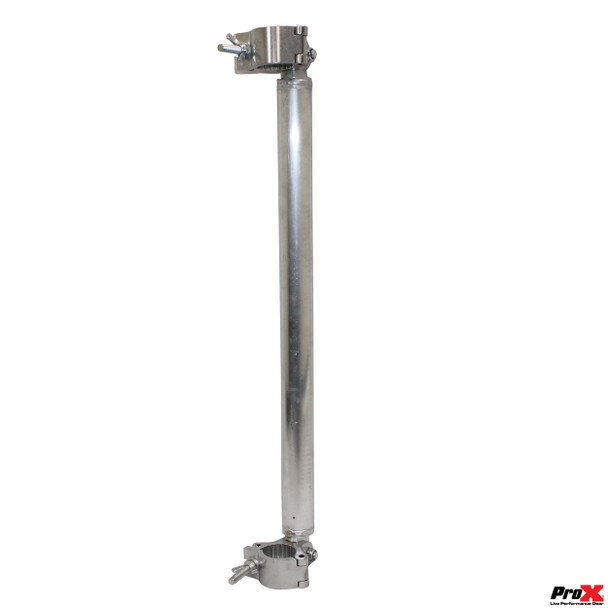 ProX 32 Inch (81.28cm) Single Truss Tube W-Clamp and Hinge on Each End | 2 Inch | 2mm Wall