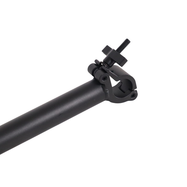ProX 39Inch 1-Meter Black Dual-Clamp Cross Support Pole for LED Ground Support Systems