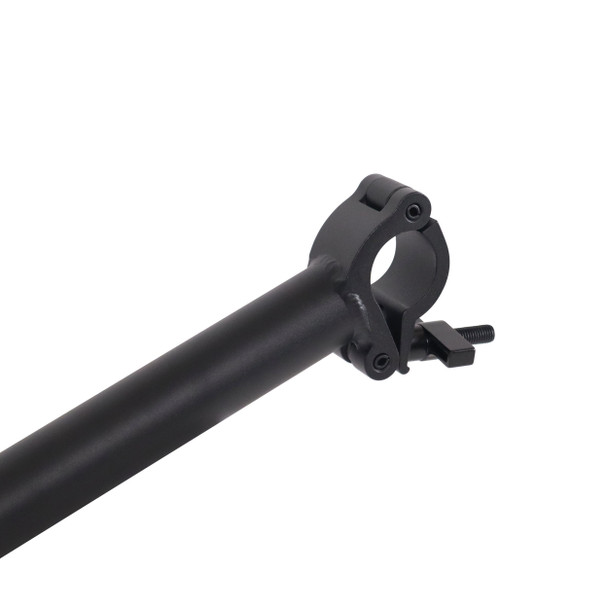 ProX 39Inch 1-Meter Black Dual-Clamp Cross Support Pole for LED Ground Support Systems