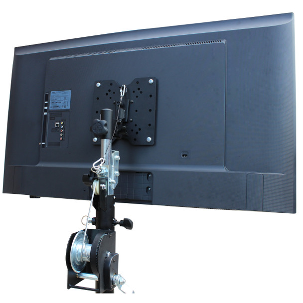 ProX Universal 32" to 80" TV Bracket Clamp with Vesa Mounting Bracket for F34 F32 12" Bolt Truss or Speaker Stands