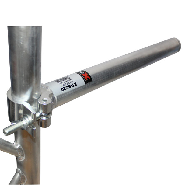 ProX 20 inch Extension Pole with Singe Pro Clamp ideal for most Stage Lighting Fixtures