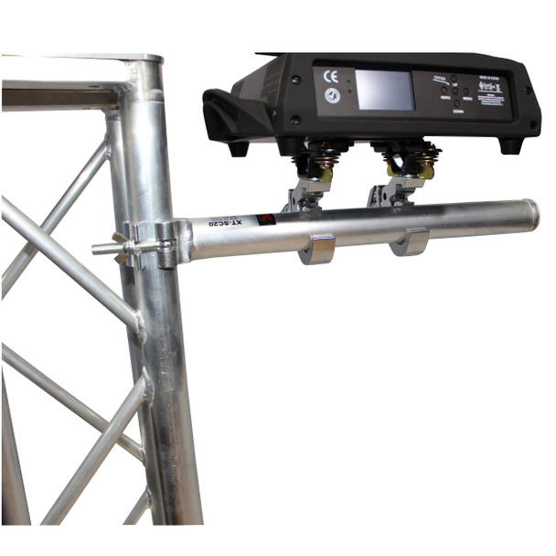 ProX 20 inch Extension Pole with Singe Pro Clamp ideal for most Stage Lighting Fixtures