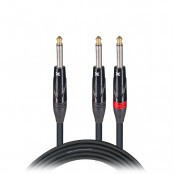 ProX XC-PYP10 10ft Dual 1/4 Inch TS Male to Single 1/4 Inch TS Male Y-Cable for Mixers, Audio Interfaces, Instruments, and Professional Audio Systems