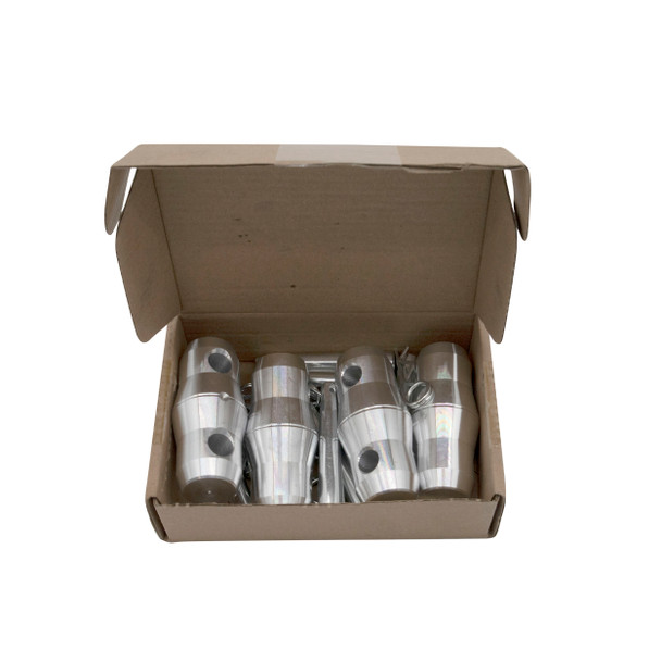 ProX Set of (4) Double Sided Conical Couplers with connectors and pins