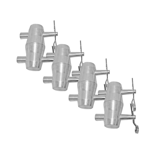 ProX Set of (4) Double Sided Conical Couplers with connectors and pins