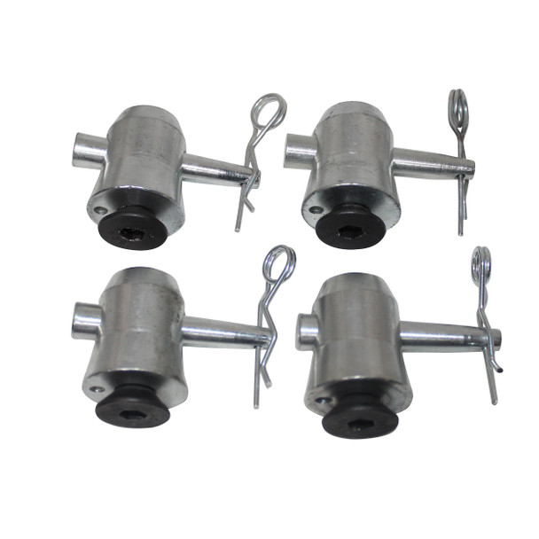 ProX Truss Base Plate Half Conical Connector Pack of 4 with Pin and safety clip