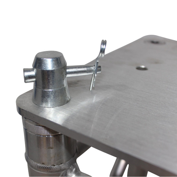 ProX Truss Base Plate Half Conical Connector Pack of 4 with Pin and safety clip