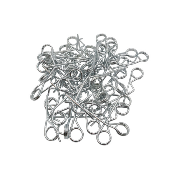 ProX Pack of 50 R Clip for Safety Pins for Conical Truss Safety Pins