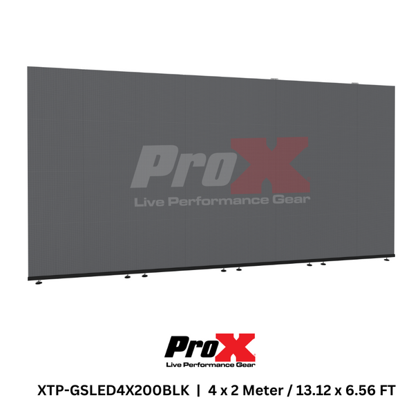 ProX LED Video Display Panel Ground Support System Package 4M/13.12 Ft. Width x 2M/6.56 Ft. Height in Black