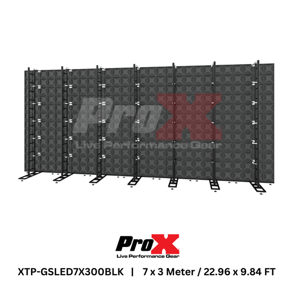 ProX LED Video Display Panel Ground Support System Package 7M/22.96 Ft. Width x 3M/9.84 Ft. Height in Black